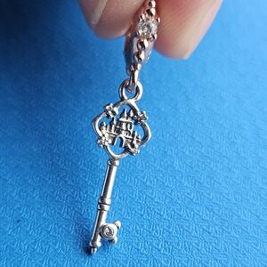 RARE* Disney Pandora Castle Key Charm